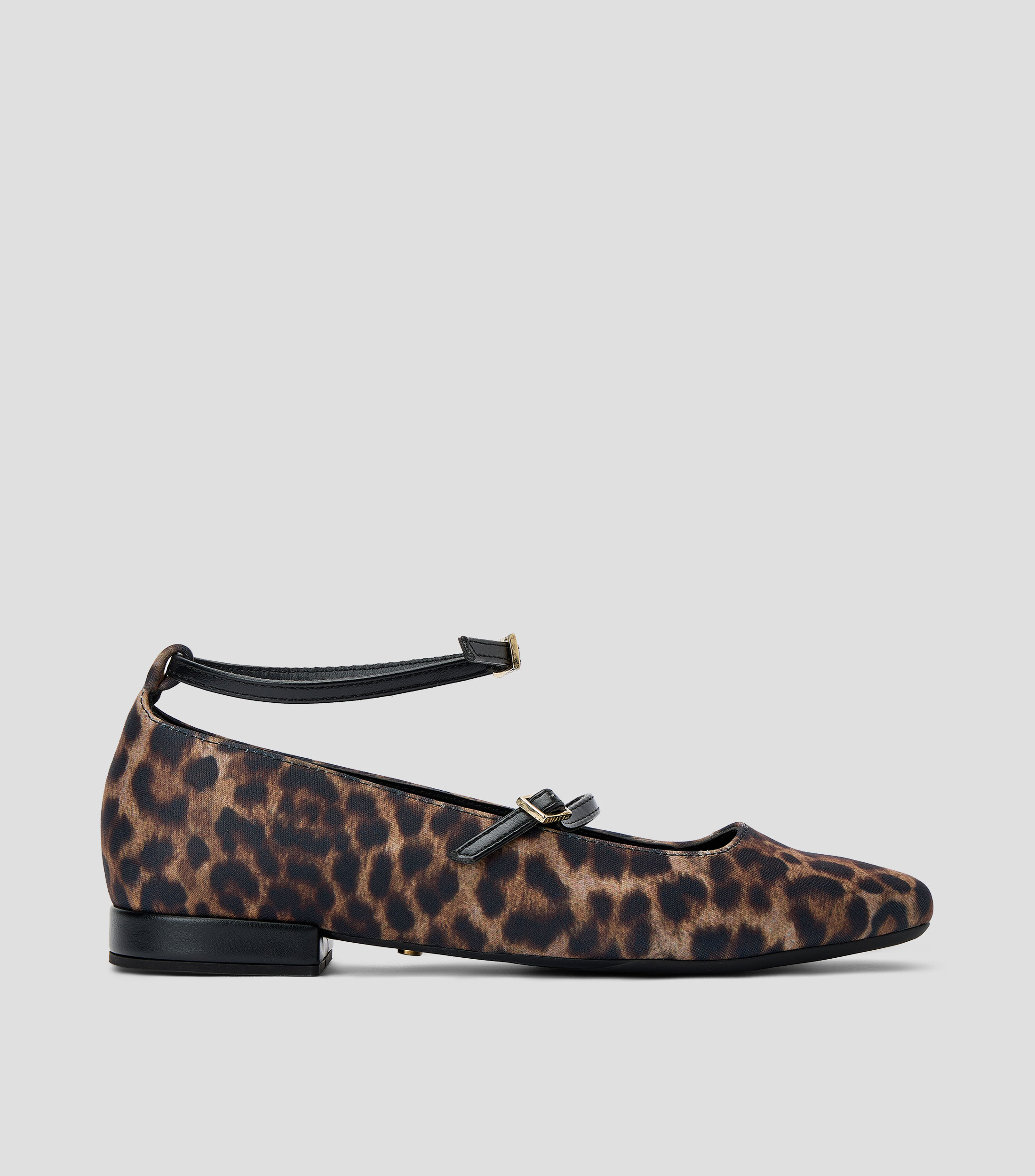 Flats tacón bajo ancho Mujer